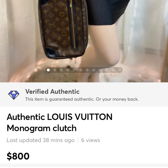 Authentic LOUIS VUITTON Monogram Marly Dragonne - Picture 15 of 15